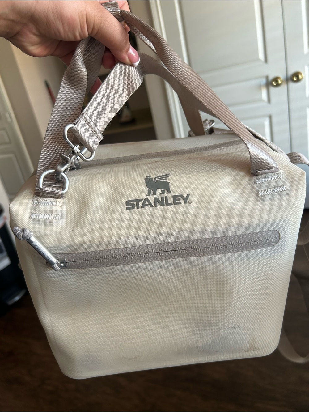 Stanley Beige Toiletry Cooler Bag with Adjustable Strap